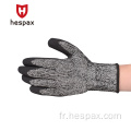 HESPAX Sécurité anti-coupe gants Gants industrie du mécanisme de nitrile